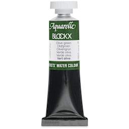Blockx Artists' Watercolor - Olive Green, 15 ml Tube