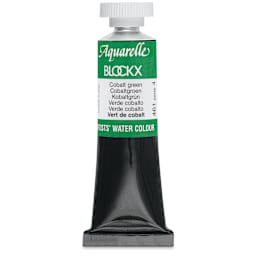 Blockx Artists' Watercolor - Cobalt Green, 15 ml Tube