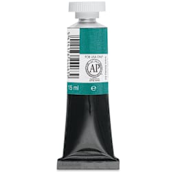Blockx Artists' Watercolor - Turquoise Green, 15 ml Tube back