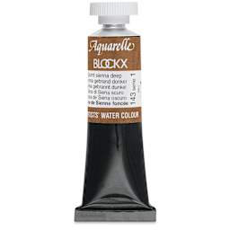 Blockx Artists' Watercolor - Burnt Sienna Deep, 15 ml tube