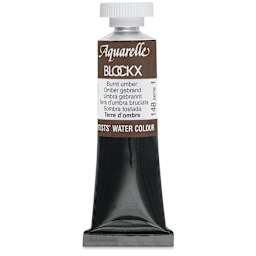 Blockx Artists' Watercolor - Burnt Umber, 15 ml tube