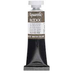 Blockx Artists' Watercolor - Van Dyck Brown, 15 ml tube