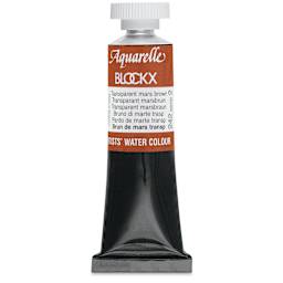 Blockx Artists' Watercolor - Transparent Mars Brown, 15 ml Tube
