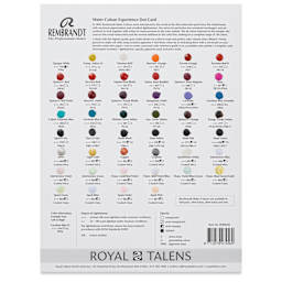 Rembrandt Artist Watercolor - Dot Card, 46 Colors, 8.5" x 11"