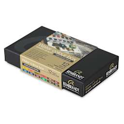 Rembrandt Artists' Watercolor Set - Oxide Black Mixing Set of 12