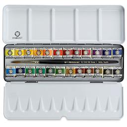 Rembrandt Artist Watercolors - Set of 24 colors, Pans