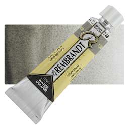 Rembrandt Artist Watercolor - Davy's Grey, 10 ml tube and swatch