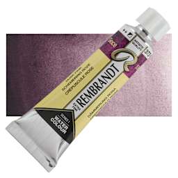 Rembrandt Artist Watercolor - Dusk Pink, 10 ml tube and swatch