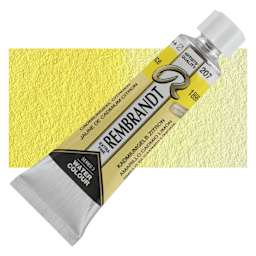 Rembrandt Artist Watercolor - Cadmium Yellow Lemon, 10 ml tube and swatch