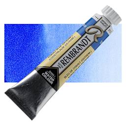 Rembrandt Artist Watercolor - Cobalt Blue Ultramarine, 20 ml tube and swatch