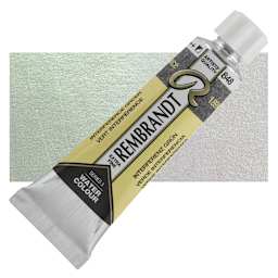 Rembrandt Artist Watercolor - Interference Green, 10 ml tube and swatch