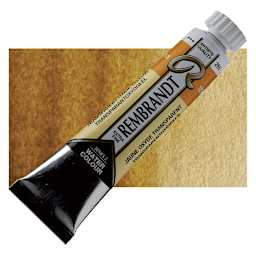 Rembrandt Artist Watercolor - Transparent Oxide Yellow, 20 ml tube and swatch