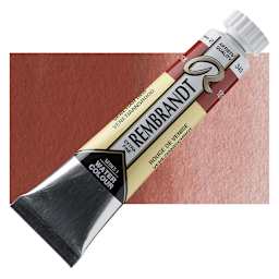 Rembrandt Artist Watercolor - Venetian Red, 20 ml tube and swatch