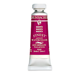 Grumbacher Finest Artists' Watercolor - Magenta, 14 ml tube