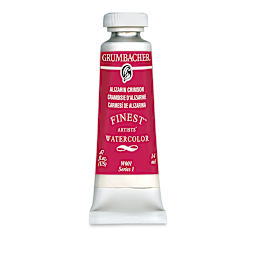 Grumbacher Finest Artists' Watercolor - Alizarin Crimson, 14 ml tube