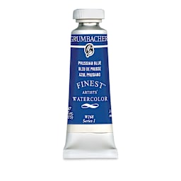 Grumbacher Finest Artists' Watercolor - Prussian Blue, 14 ml tube