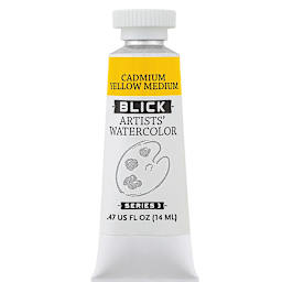 Blick Artists' Watercolor - Cadmium Yellow Medium, 14 ml tube