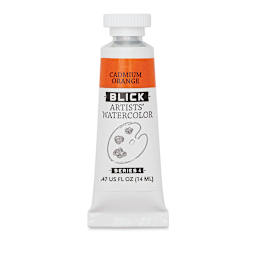 Blick Artists' Watercolor - Cadmium Orange, 14 ml tube