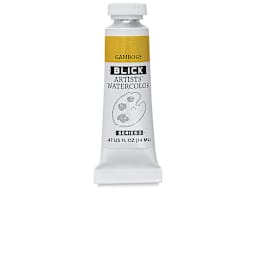 Blick Artists' Watercolor - Gamboge, 14 ml tube