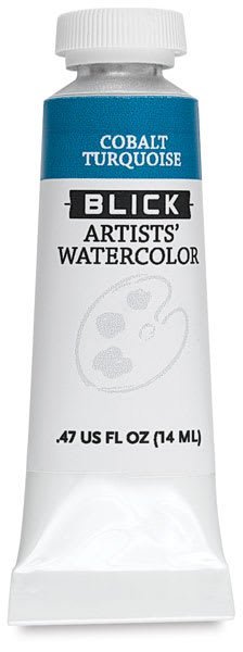 Blick Artists' Watercolor - Cobalt Turquoise, 14 ml tube