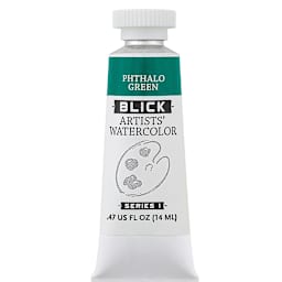 Blick Artists' Watercolor - Phthalo Green, 14 ml tube