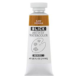Blick Artists' Watercolor - Raw Sienna, 14 ml tube