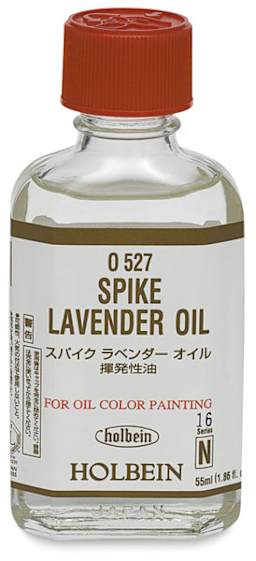 Holbein Spike Lavender Oil - Front view of bottle
