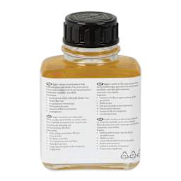 Cobra Water Mixable Oil Medium Mix - 75 ml back of bottle