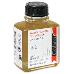 Cobra Water Mixable Linseed Oil Medium - 75 ml (2.5 oz) side view