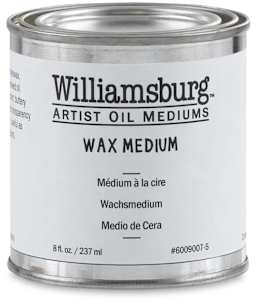 Williamsburg Wax Medium - Front view of 8 oz. Can
