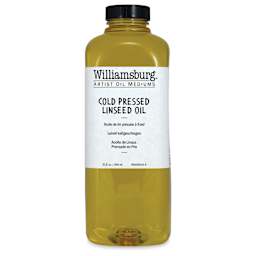 Williamsburg Artist Cold Pressed Linseed Oil - 32 oz bottle