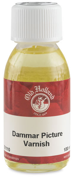 Dammar Picture Varnish - Front view of 100 ml bottle
