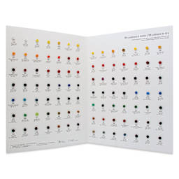 Sennelier French Artists' Watercolors - 98 Color Dot Card