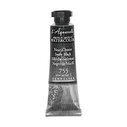 Sennelier French Artists' Watercolor - Ivory Black, 10 ml, Tube