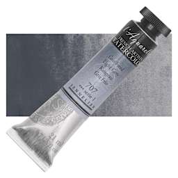 Sennelier French Artists' Watercolor - Light Grey, 21 ml, Tube and swatch