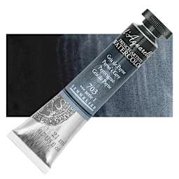 Sennelier French Artists' Watercolor - Payne's Grey, 21 ml, Tube and swatch