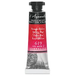 Sennelier French Artists' Watercolor - Bright Red, 10 ml, Tube