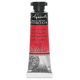 Sennelier French Artists' Watercolor - Scarlet Laquer, 10 ml Tube