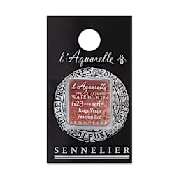 Sennelier French Artists' Watercolor - Venetian Red, Half Pan