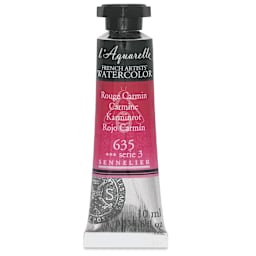 Sennelier French Artists' Watercolor - Carmine, 10 ml, Tube