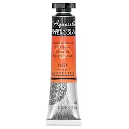 Sennelier French Artists' Watercolor - Red Orange, 21 ml Tube