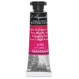 Sennelier French Artists' Watercolor - Rose Madder Lake, 10 ml Tube