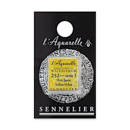 Sennelier French Artists' Watercolor - Yellow Ochre, Half Pan