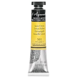 Sennelier French Artists' Watercolor - Lemon Yellow, 21 ml, Tube