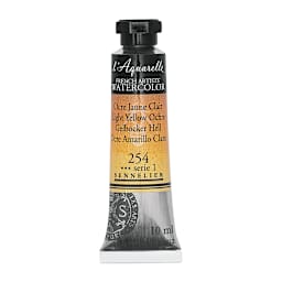 Sennelier French Artists' Watercolor - Light Yellow Ochre, 10 ml, Tube