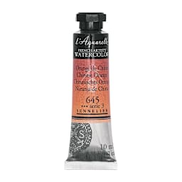 Sennelier French Artists' Watercolor - Chinese Orange, 10 ml, Tube