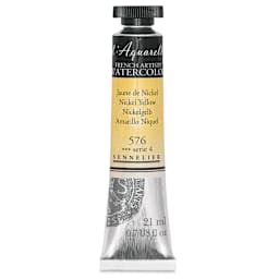 Sennelier French Artists' Watercolor - Nickel Yellow, 21 ml, Tube