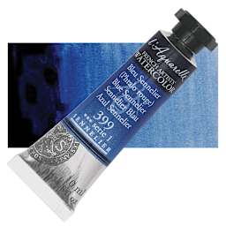Sennelier French Artists' Watercolor - Blue Sennelier, 10 ml, Tube and swatch