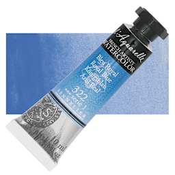 Sennelier French Artists' Watercolor - Royal Blue, 10 ml Tube and swatch
