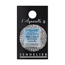 Sennelier French Artists' Watercolor - Cerulean Blue, Half Pan
